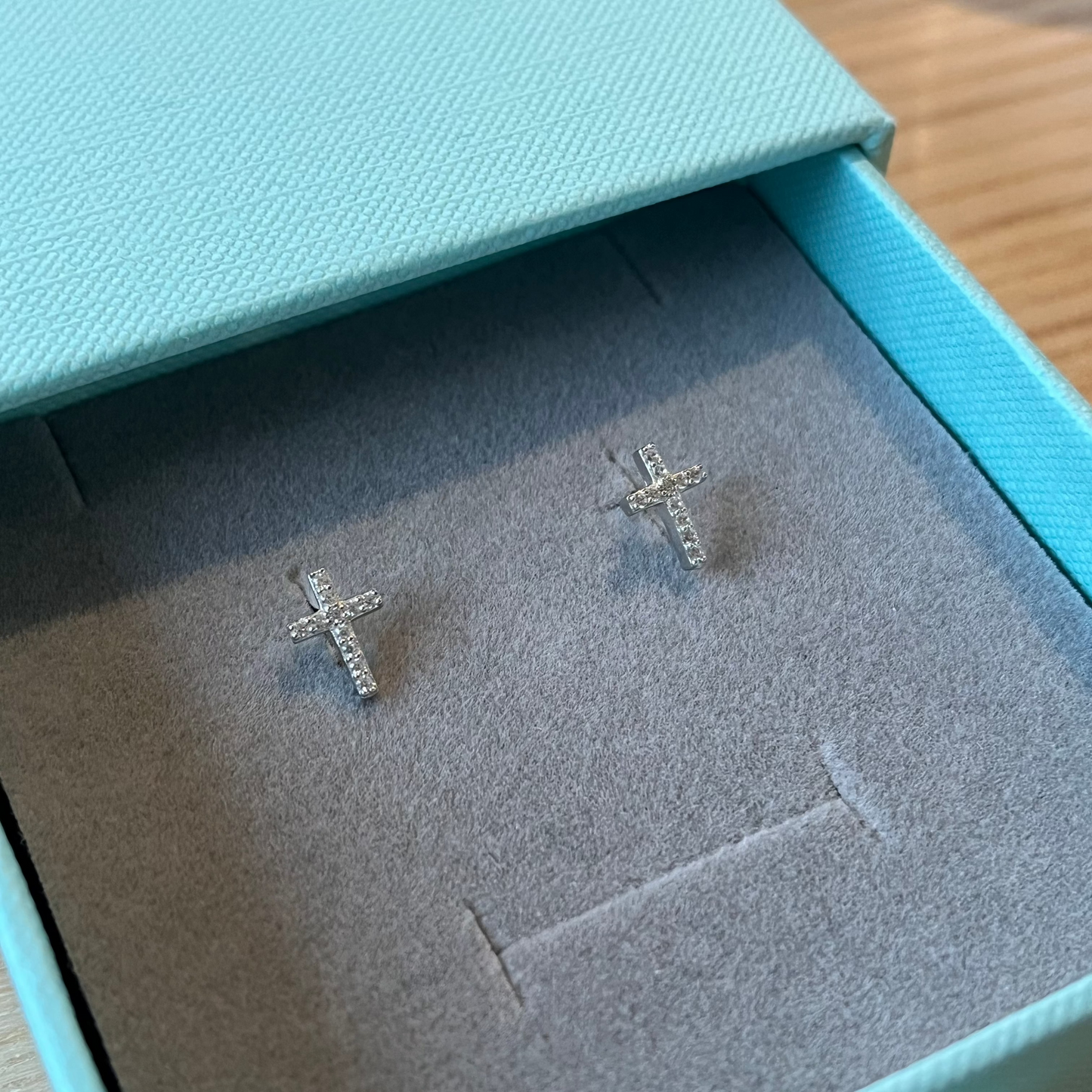 Leah silver earrings