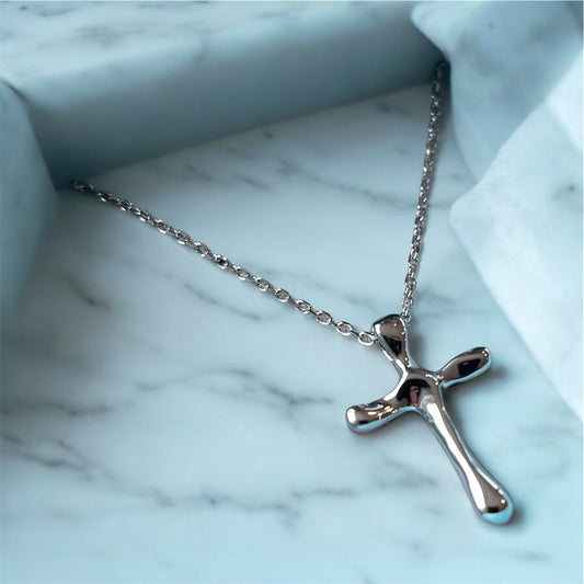 Abigail silver necklace